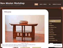 Tablet Screenshot of newmissionworkshop.com